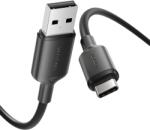 Vention USB-A 2.0/M -> USB-C/M, 2m, (fekete), kábel (CTQBH) - smartbyte