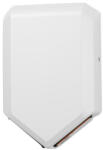 Alpha Kézszárító, rozsdamentes acél, fehér, légpengés 1000W - shopbazis