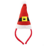  Mikulás sapka Santa fejpánt 11x19 cm