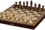 Sunrise Chess & Games Sakkozókészlet Sunrise nr 3 Exclusive 30 cm Diófa Bábuk 63 mm Ajándék
