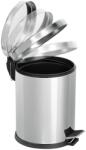 Dayco Metal Rozsdamentes acél pedálos szemetes, záródás csillapítóval, 12L, fényes - klin