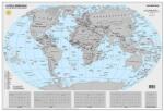 Stiefel Kaparós Világtérkép, 84x57 cm, STIEFEL, A Föld országai, arany bevonat (VTSKF) - officesprint