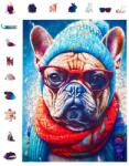 Milliwood Gustav, a morcos bulldog fa puzzle (5017)