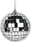  Ezüst diszkógömb karácsonyi dísz 8cm - papelito