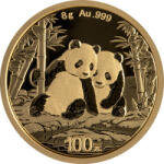  Panda (2026) - 8g - arany befektetési érme