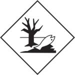 ADR Környezetre Veszélyes jelölés, aluminium tábla, 300x300 mm