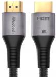 Quotech HDMI 2.1 kábel, 8K Ultra High Speed, 8m, dinamikus HDR, eARC, VRR (Q-0016)
