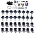 CDC Hidromasszázs szett, 32 fúvóka, 2200W pumpa, kádba szerelhető (56581-65)