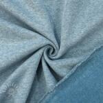  Szabadidő anyag fésült MELANGE old blue