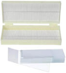 BTC Set 50 lame de microscop cu cutie (plastic)