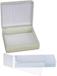 BTC Set 25 lame de microscop cu cutie (plastic)