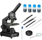 BTC Set microscop biologic pentru elevi Student 12 (40-640x) cu LED cu trusa