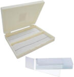 BTC Set 100 lame de microscop cu cutie (plastic)