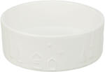 TRIXIE TRIXIE Christmas, castron câini, rotund, ceramică, alb, 1.4l, ⌀20cm