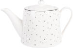 Clayre & Eef Ceainic portelan Inimioare 23x14x14 cm / 1000 ml (BHSTE)