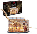  3D puzzle Brachioszaurusz csontváz múzeumban, LED-es világítós- 216db-os (3D-L544)
