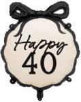 PartyDeco Balon din folie - Happy "40