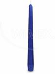 Wimex WIMEX s. r. o. Lumânare conică albastru închis Ø23 x 245 mm [10 buc]