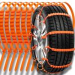  Csúszásgátló Pántok Téli Hóláncok Kerekek 10DB (6974916311571)