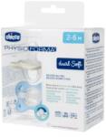 Chicco Suzete anatomice PhysioForma Dual Soft Bleu 2-6 luni, 2 bucati, Chicco