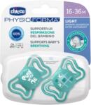 Chicco Suzete din silicon pentru copii 16-36 luni PhysioForma Light Glow Bleu, 2 bucati, Chicco