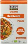 Explore Cuisine Penne proteice din linte rosie, fara gluten bio 225g