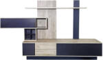 International Service Living SYR , pal stejar craft /gri antracit , 3150 x 450 x 1920 mm