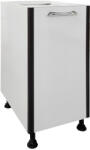 International Service Corp inferior cu 1 usa si 3 sertare ascunse , Sanremo Crem /Crem , 40 x 52 x 82 cm