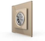 LIVOLO Ceas Mecanic Livolo cu Rama din Sticla Securizata SmartElectro IntelligentHouse (VL-FCCL-2AP)