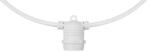 Well Ghirlanda ALLEY 15x E27, IP65, culoare alb, lungime 16, 5m (ghirlanda-15m+cablu de alimentare-1, 5m), conductor 2x0, 75 cupru (LS-ALLEY-15E2716.5WE-WL)