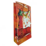 Msg Ambalaje Sacose Cadou Din Carton Alb Dcl, Imprimate, 150x60x280 Mm, Set 10 Buc