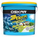 Oskar Tencuiala decorativa siliconica Oskar 3Teck, structurata, aspect bob de orez, alb, interior exterior, 25 kg