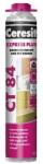 Ceresit Adeziv poliuretanic polistiren expandat extrudat vata minerala Ceresit CT 84 Express Plus, interior exterior, 850 ml
