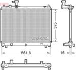 DENSO Radiator, racire motor DENSO DRM47044 (DRM47044)