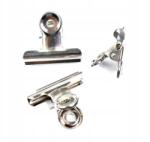  Fém klipsz, 4cm, köröm alagút krimpeléshez