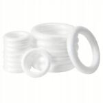  Gumiabroncs polisztirol karika, fehér, 15cm, 1db, Lengyel termék (9990000873067)