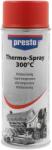 PRESTO Spray vopsea roșie termorezistentă PRESTO Thermo-Spray 300°C 400ml (428733)