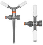 Bradas WHITE LINE locsoló, leszúrható, 2 ágú, 64m2 (WL-6106)