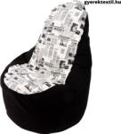  Utolsó darab-Babzsákfotel tini L háttámlás -újságos (bzshu98)