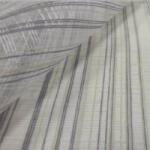  Organza csíkos - szürke (organza03)