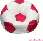  Babzsák foci fehér -pink (bzsffp02)