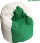  Babzsák csepp fehér-zöld (bzscsfz58)