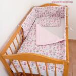  Babaágynemű szett egérke -rózsaszín minky (bágyerm02)