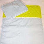  Babaágynemű lime-kék pöttyös (bagylkp01)