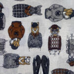  Lakástextil okos kutya (pamut10)