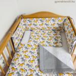  Babaágynemű szett lovacska-szürke pötty (bágyszl54)