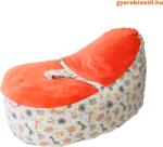  Baba babzsák biztonsági övvel -bébi állatok-korall wellsoft (bbzsblá56)