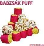  Babzsák gyerek puff - bő minta választékkal Színes dínó(016) (bzsp01)