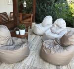  Babzsák háttámlás - kültéri (Többféle színben és méretben) rózsaszín (bzshk06)