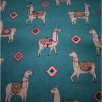  Lakástextil láma mintával (laktex13)